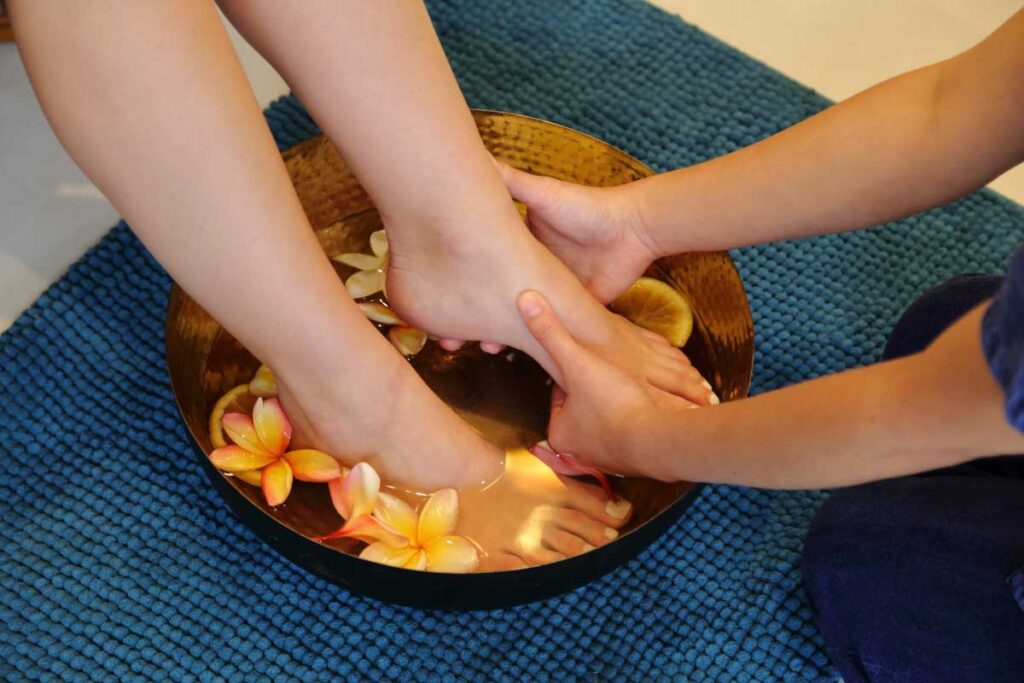Foot paradise natural spa in LM Beauty & Spa in Charlotte