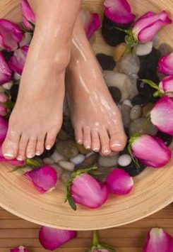 Foot paradise natural spa in LM Beauty & Spa in Charlotte
