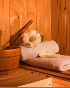 Materials for sauna wrap in a women's spa in a spa in Charlotte
